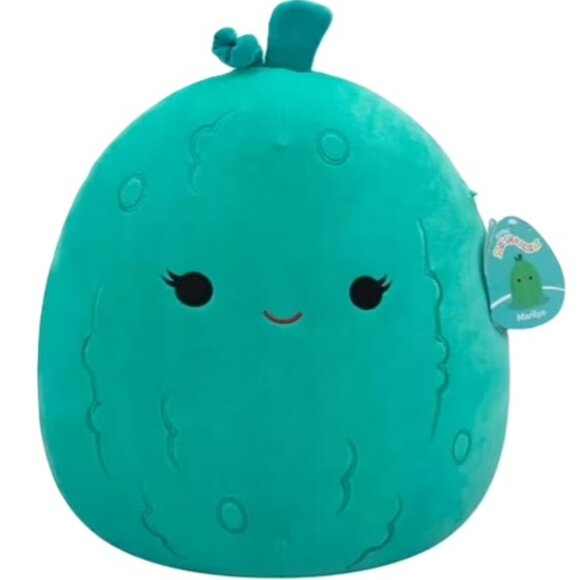 Squishmallows Original - Marilyn the Green Pickle - 14-Inch Stuffie BNWT - Picture 1 of 3